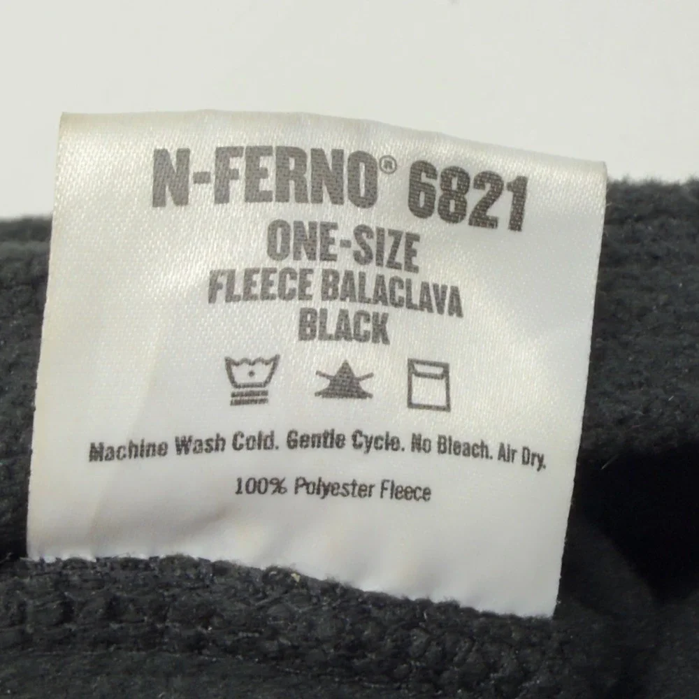 Ergodyne N-FERNO Black Fleece Balaclava Face Mask Winter Work‎ Gear 6823 Unisex